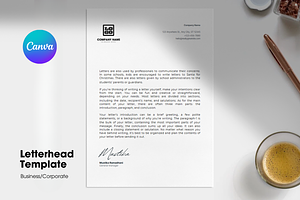 Customizable Letterhead Templates, a Stationery Template by Akdesain