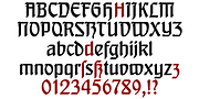 Behrens Schrift, a Blackletter Font by ingoFonts (Thumbnail 2 of 8)