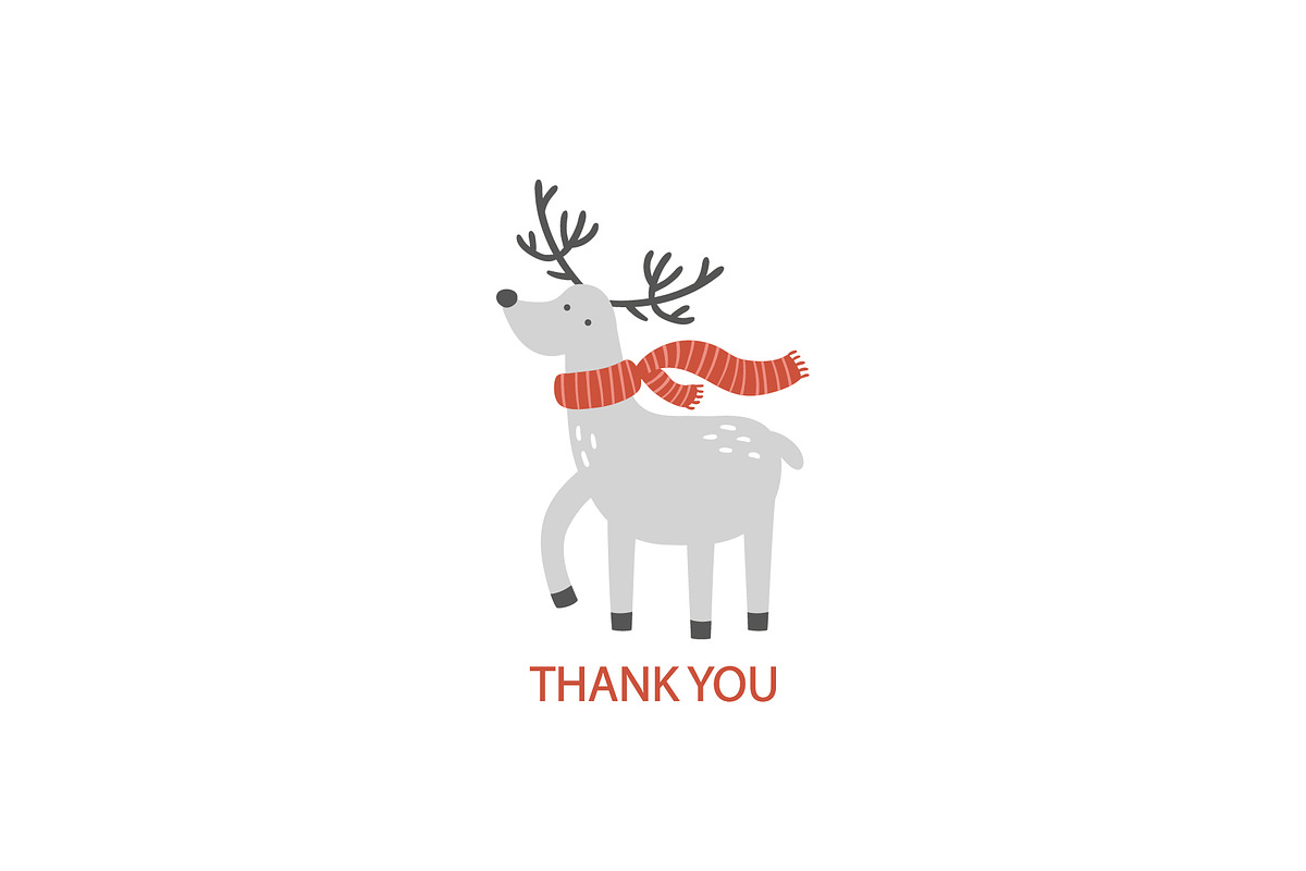 Cozy Christmas clipart collection, an Animal Illustration by Leysan Shayak (Photo 10 of 10)