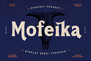 Mofeika Display Serif Typeface, a Sans Serif Font by Storytype Studio (Thumbnail 1 of 15)