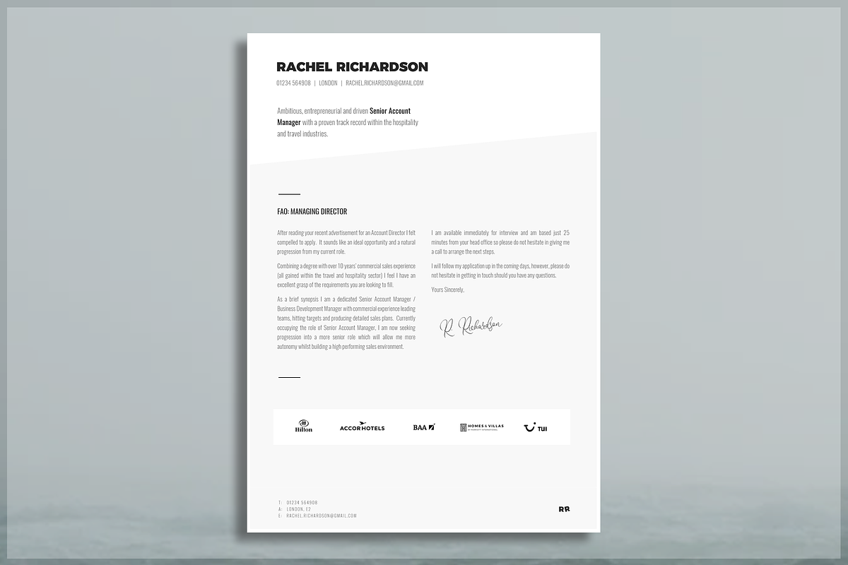 Professional CV, a Resume Template by introDuice - CV / Resumes (Photo 4 of 7)