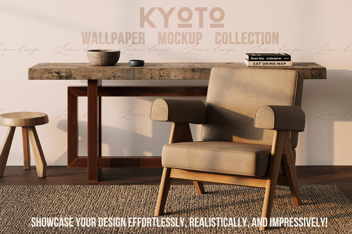 Wallpaper Kyoto Mockup Set – 9 PSD, a Household Mockup by LAMIA DESIGN (Photo 2 of 13)