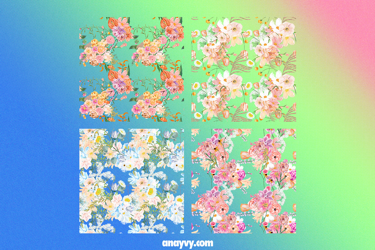 thick paint meadow flower bouquet, a Decorative Illustration by ana & yvy (Photo 16 of 16)