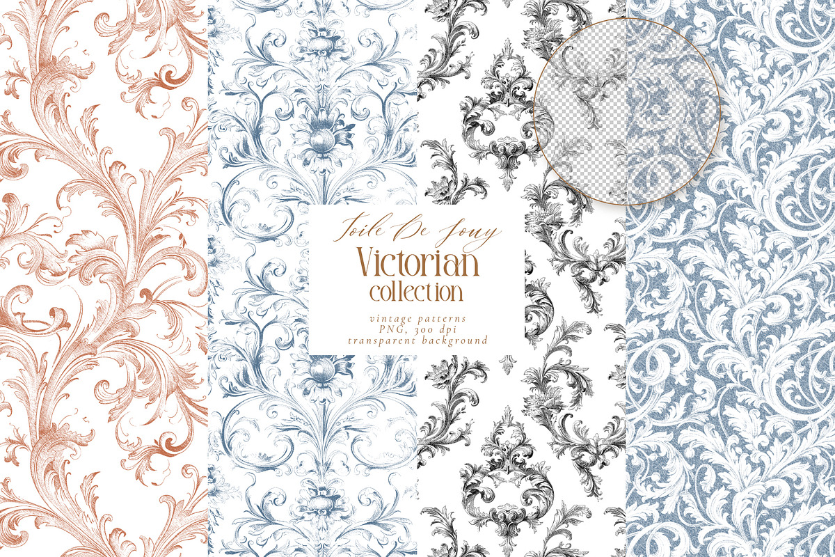 Victorian collection - Toile De Jouy, a Decorative Illustration by Pamyatka Shop (Photo 11 of 15)
