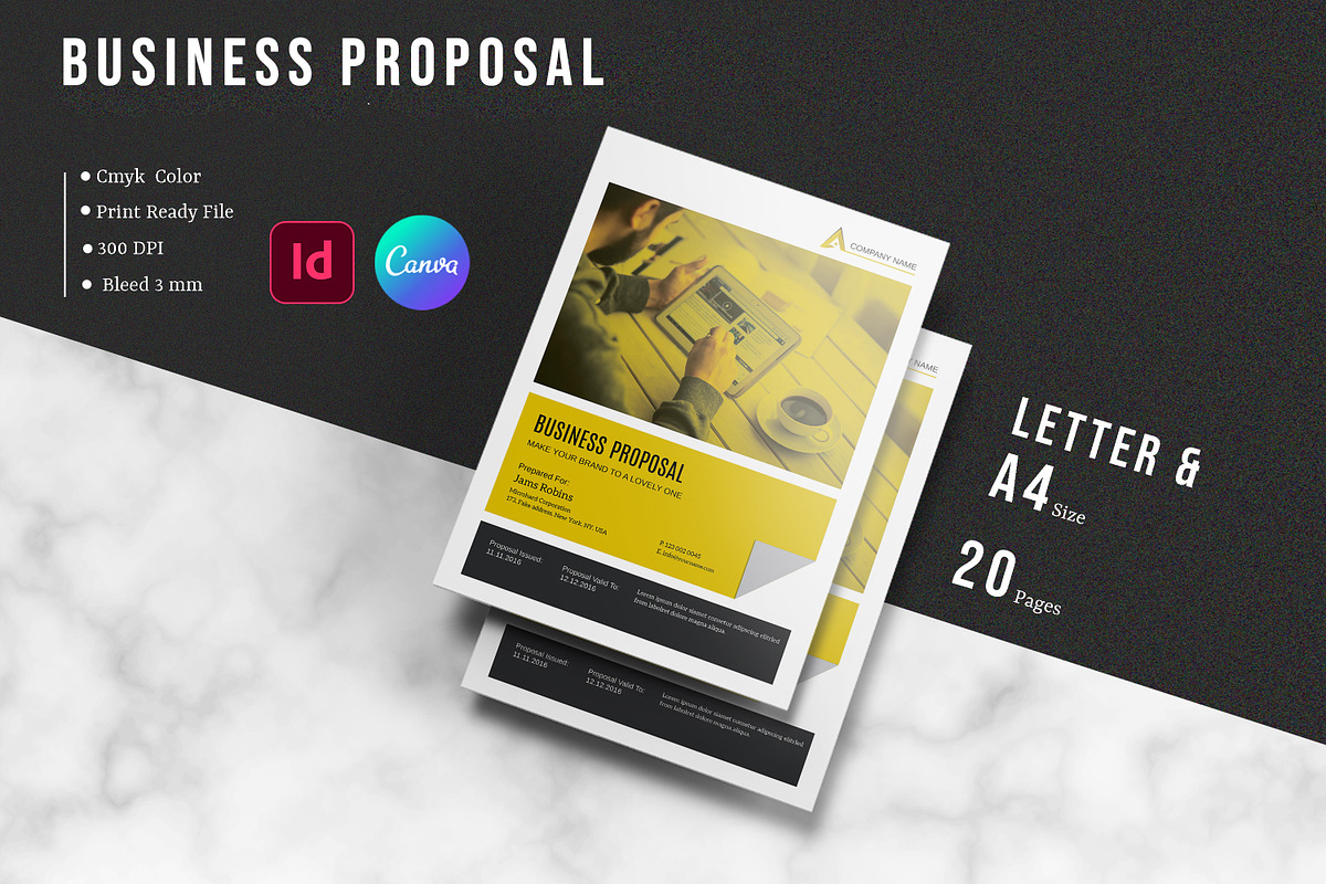 Business Proposal, a Brochure Template by retrographix (Photo 1 of 13)