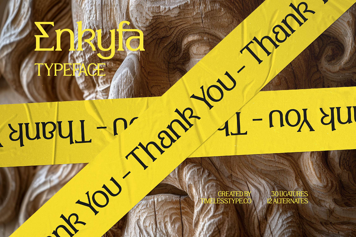Enkyfa Serif Display Typeface, a Serif Font by timelesstype.co (Photo 15 of 15)