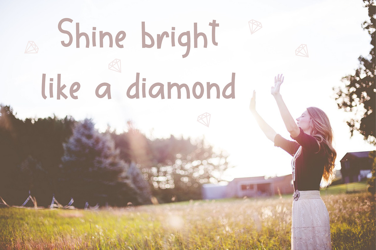 Petite Amelie, handwritten font, a Sans Serif Font by Helen Sko (Photo 2 of 9)