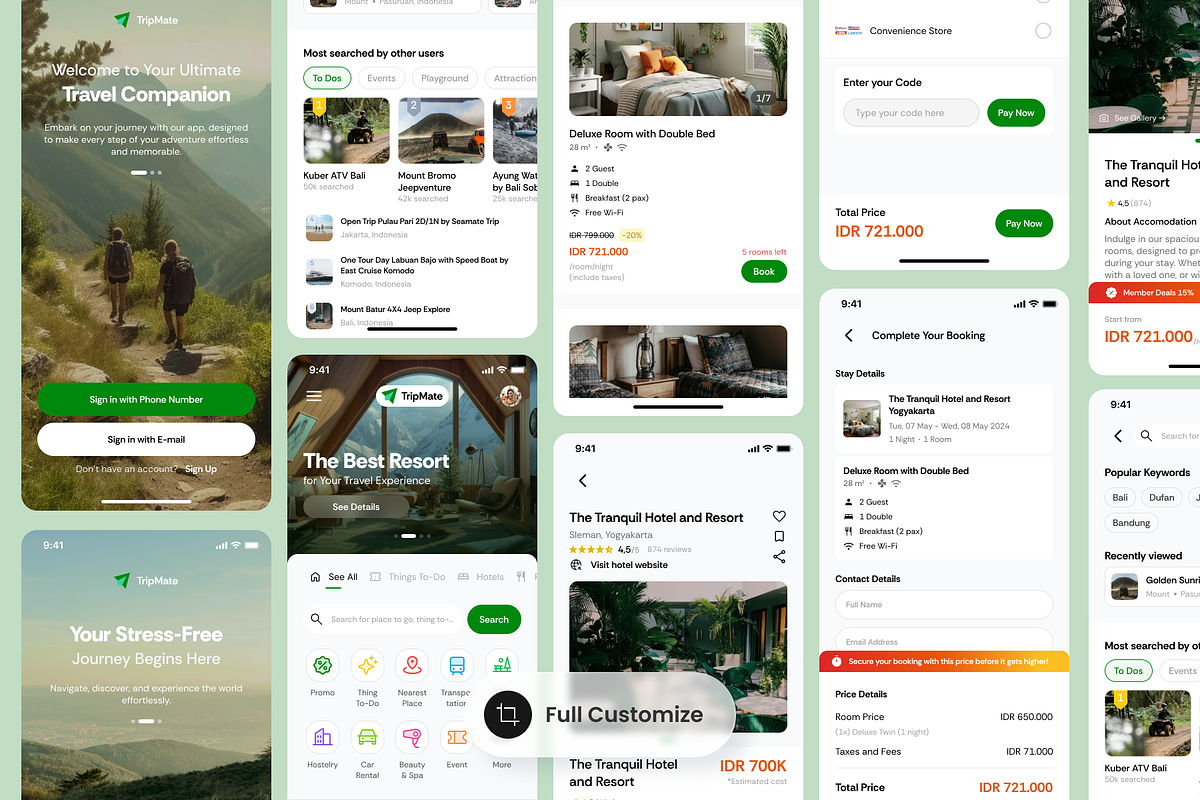 Travel Companion Mobile Apps, an App Template by SLAB! Design (Photo 4 of 4)
