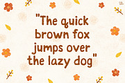 Fluff Autumn | Handwriting font, a Handwritten Font by LivelyAutumn11.11 (Thumbnail 4 of 5)