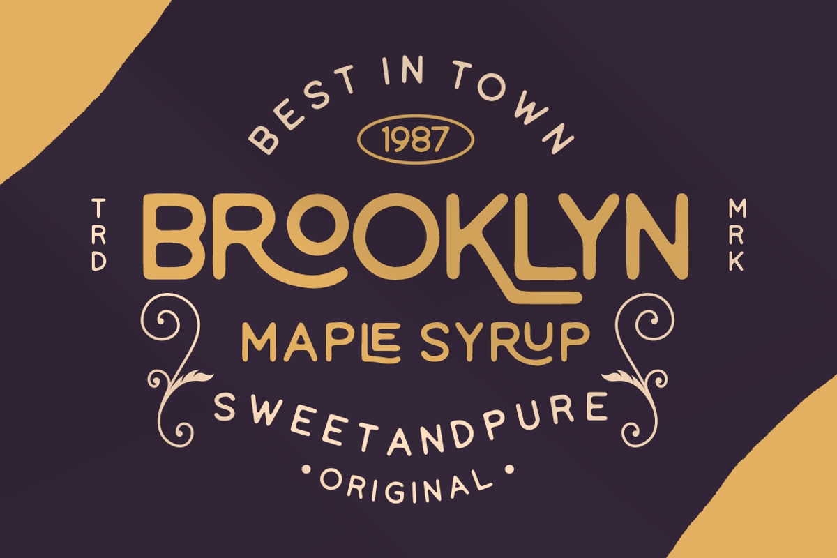 Tropikana Monoline Vintage Typeface, a Serif Font by Creatype Studio (Photo 2 of 9)