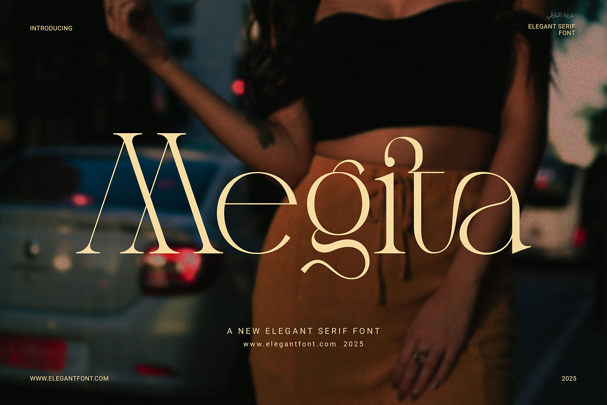 Megita Elegant Serif Font, a Serif Font by Elegant Font (Photo 1 of 8)