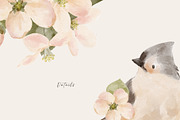 Watercolor Spring Birds & Blossoms, an Animal Illustration by Jenteva Art (Thumbnail 17 of 17)