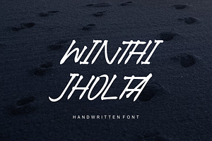 Winthi Jholta - Font