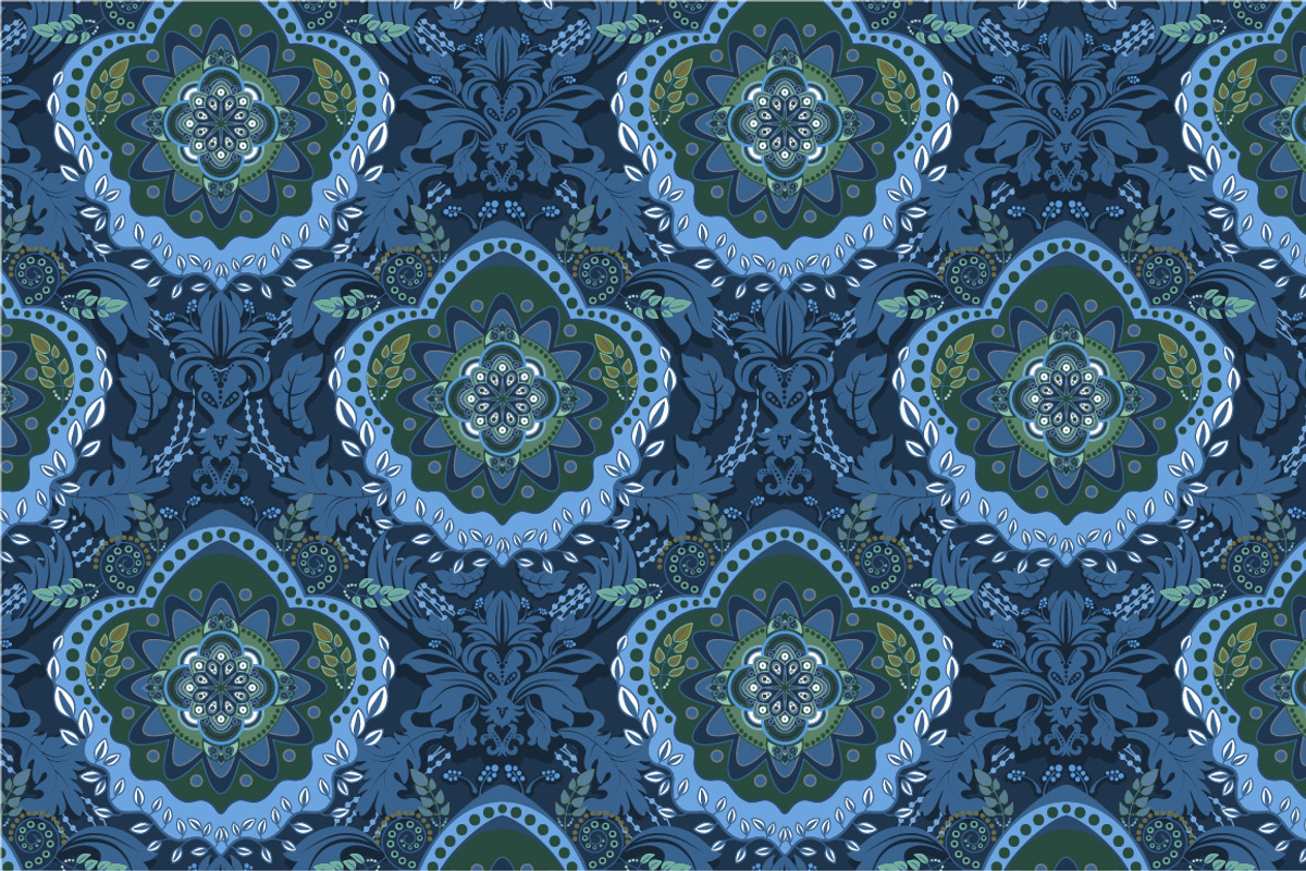3 Vintage Seamless Patterns, a Pattern Graphic by Sunny_Lion (Photo 3 of 3)