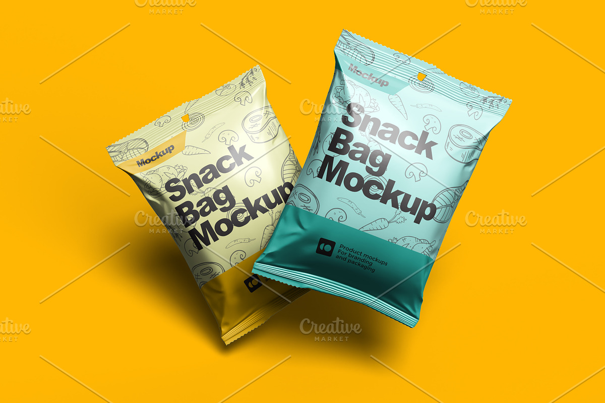Snack Bag Mockup, a Packaging Mockup by Aprndy85 (Photo 3 of 3)
