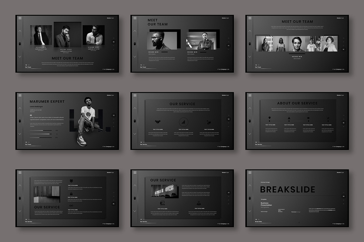 Marumer - Business PowerPoint, a Presentation Template by Dens Creative Studio (Photo 6 of 6)