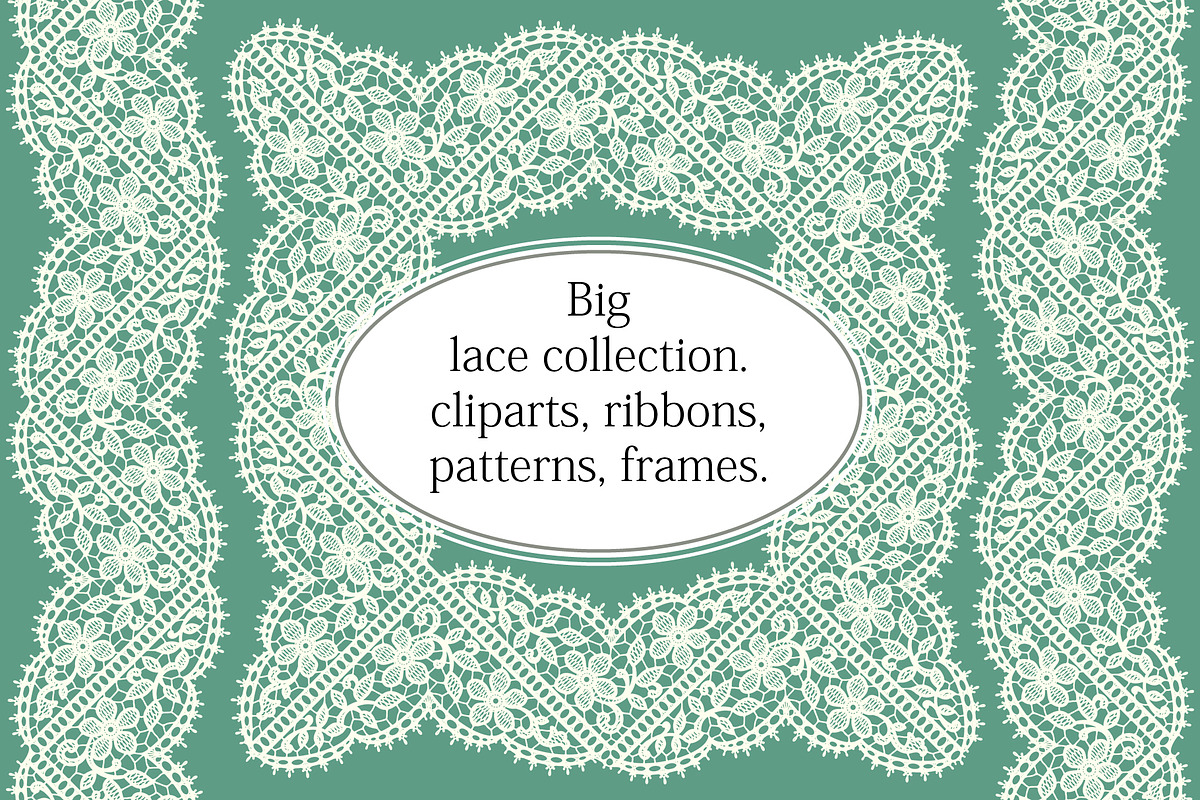Laces. Big collection., a Pattern Graphic by Ajuga (Photo 1 of 8)