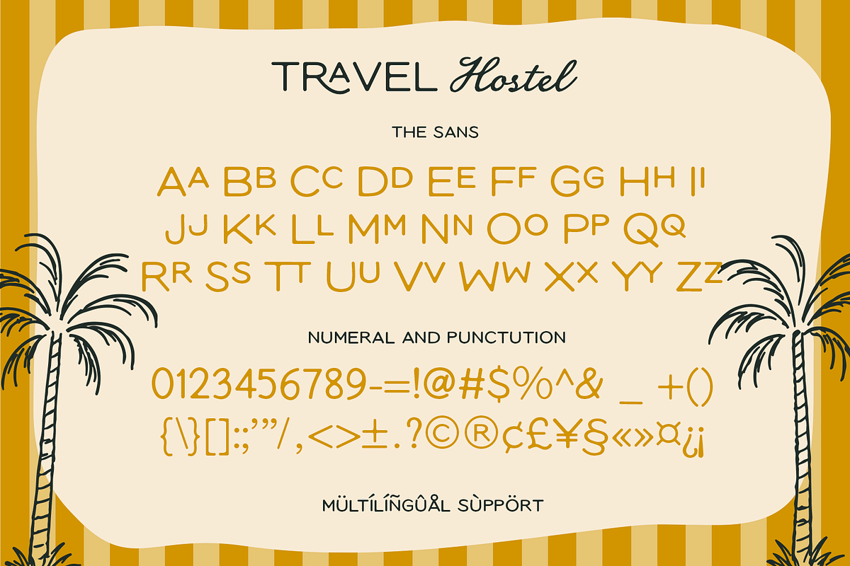 Travel Hostel - Vintage Font Duo, a Script Font by Pixesia Studio (Photo 10 of 11)
