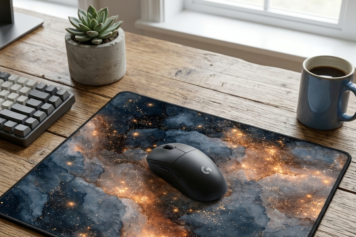 Gold Nebula Galaxy Backgrounds, a Texture Illustration by InkyQueenArt (Photo 3 of 10)