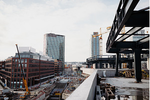 Urban development with unfinished, an Industrial Photo by HalfPoint