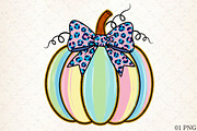 Brushstroke Coquette Pumpkin Fall PN, an Illustration by Libby Wishes (Thumbnail 1 of 6)