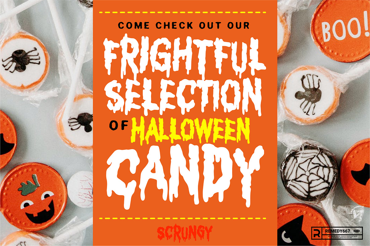Scrungy - Font Duo preview 4