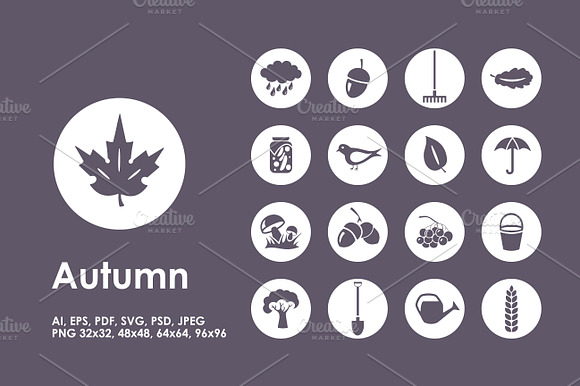 Autumn Icons
