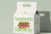 Eco Takeaway Food Box Mockup, a Packaging Mockup by graphicsauce (Thumbnail 1 of 4)