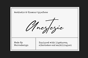 Anestesie - Script Typeface, a Script Font by Marvadesign (Thumbnail 1 of 11)