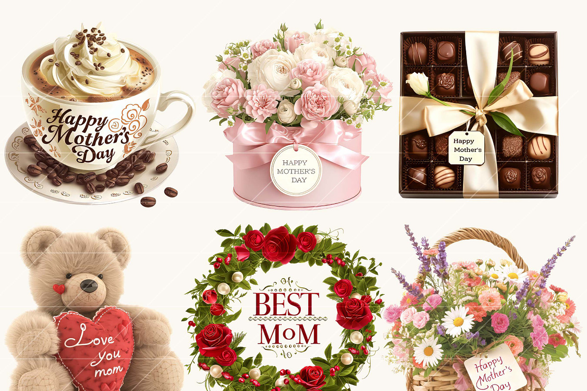 Mom and Daughter Clipart Bundle, a Person Illustration by Design Scotch (Photo 2 of 7)