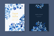 INDIGO Floral watercolor, a Decorative Illustration by MooBeer (Thumbnail 3 of 6)
