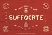Suffocate Typeface, a Serif Font by Wortfice (Thumbnail 1 of 6)