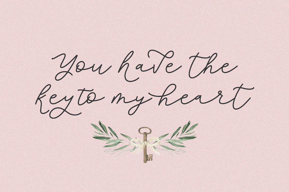 Flowerwood Script Font, a Script Font by Beck McCormick (Photo 3 of 10)
