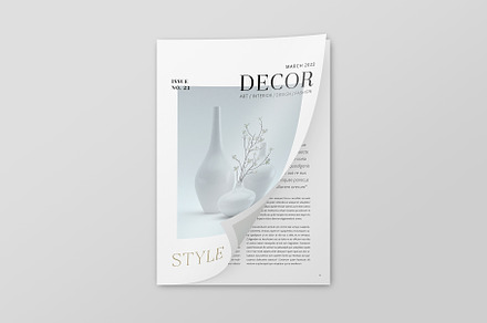 Top View Brochure Mockup