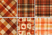 Fall Gingham Seamless Pattern, a Pattern Graphic by Black Bird Studio (Thumbnail 5 of 6)