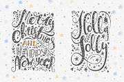 Vector Christmas lettering + bonus, a Decorative Illustration by Peace ART (Thumbnail 4 of 7)