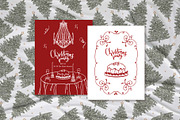 Vintage Christmas Vector Retro Set, a Seasonal Illustration by VerAna (Thumbnail 13 of 18)