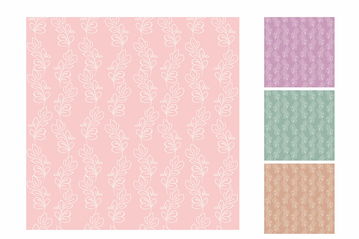 Floral Vector Patterns, a Wallpaper Graphic by Anel_S (Photo 4 of 8)