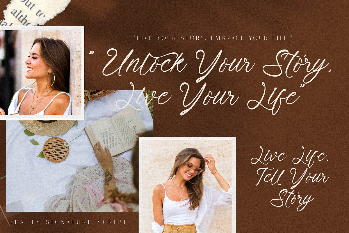 Brittney Morgareta Signature Script, a Script Font by Letterena Studios Script (Photo 10 of 15)