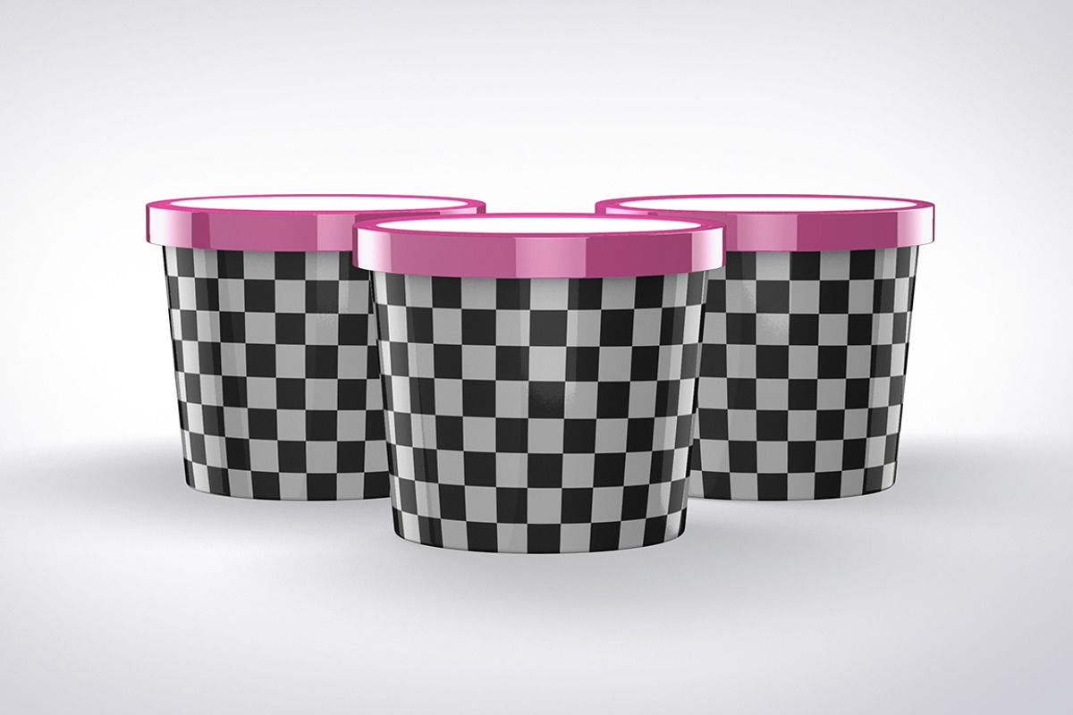 Ice Cream Product Mock-up, a Cups & Container Mockup by graystudio (Photo 9 of 9)
