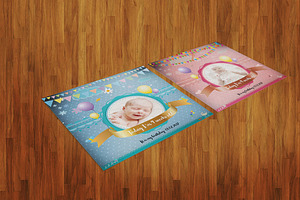 Baby Mini Birthday Session Cards