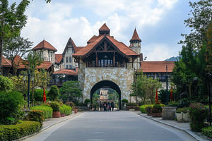 Main entrance to Ba Na Hills Resort, a Photo by Pavel_design