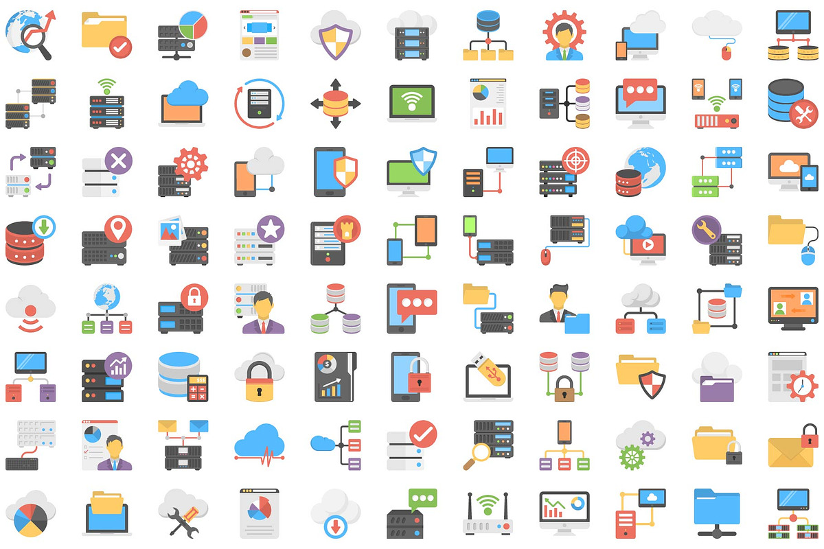 Essential Cloud Computing Icon Set., an Icon by Vector Portal (Photo 2 of 6)