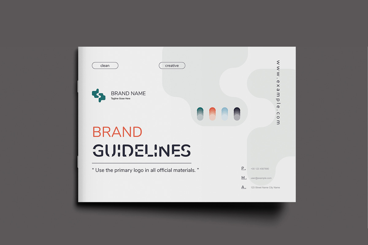 New Brand Guideline Layout, a Brochure Template by MightyDesign (Photo 2 of 9)