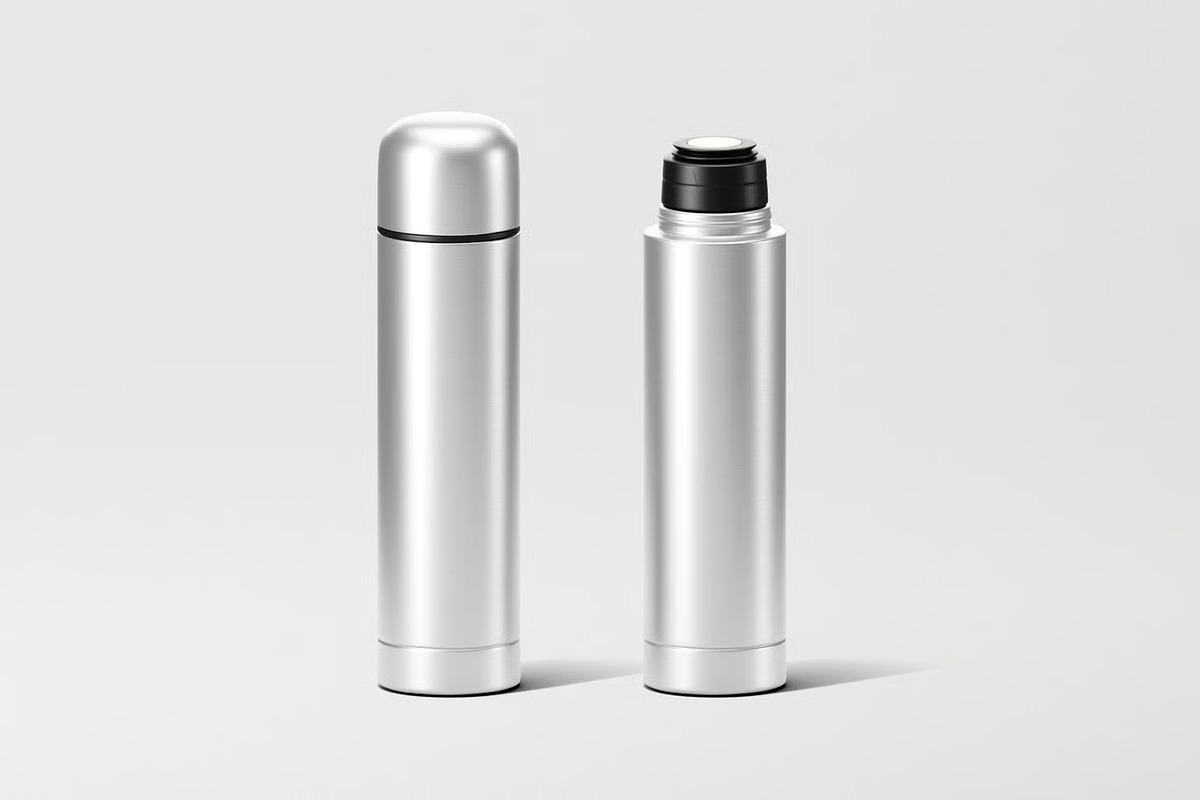 Thermos Bottle Mockup, a Product Mockup by zpackcreative (Photo 3 of 4)