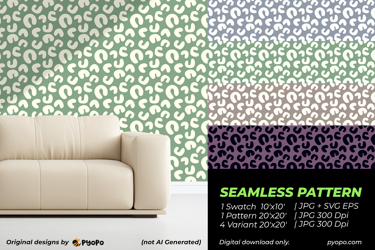 Fresh Nut Pattern, a Pattern Graphic by Pyopo (Photo 2 of 3)