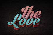 Retro Text Style, a Layer Style Add-On by mixmedia87 (Thumbnail 1 of 2)