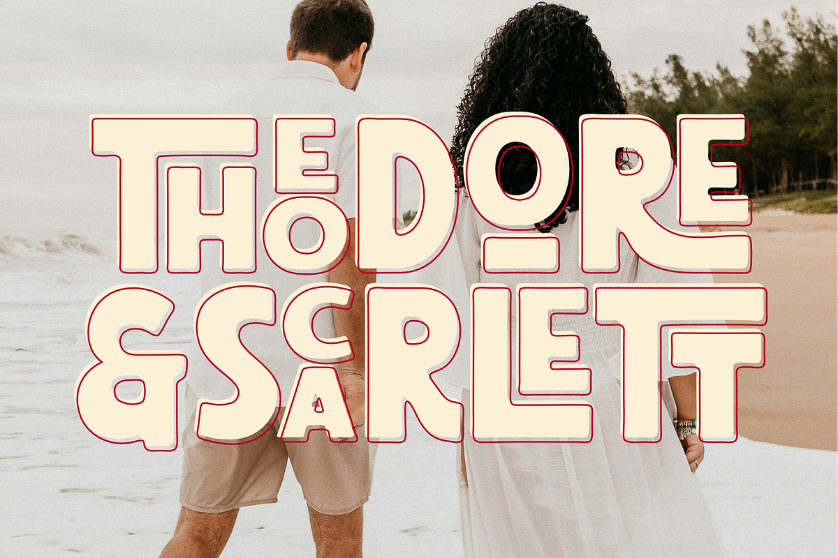 Theodore and Scarlett - Display Font, a Handwritten Font by Keithzo (Photo 7 of 7)