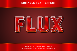 Flux Text Effect Editable