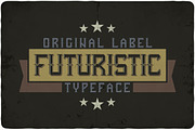 Futuristic typeface, a Symbol Font by VozzyStock (Thumbnail 1 of 7)